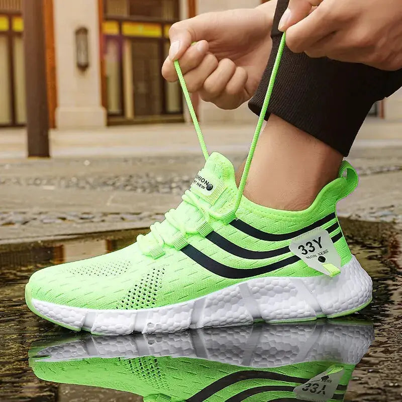 Men's Casual Sport Shoes Breathable Lightweight Mesh Sneakers For Running Jogging Walking Outdoor Athletic