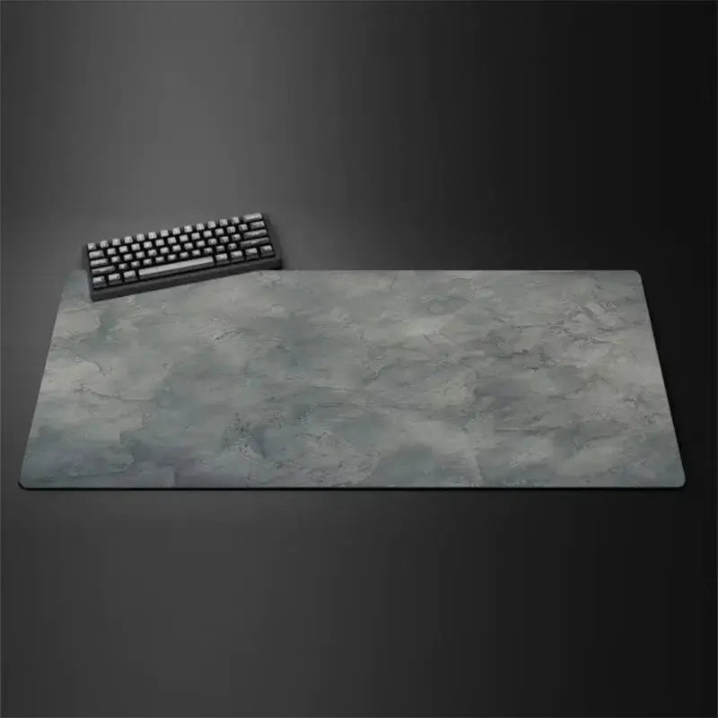 Dapesuom XXL Extended Gray Mouse Pad For Gaming And Work Non Slip Rubber Base Ultra Smooth Surface Desk Mat