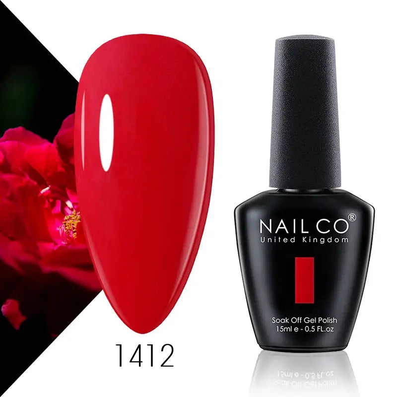 Nailco 131 Colors Gel Nail Polish LED Gel 15ml Vibrant Long Lasting Hybrid Varnish For Manicure
