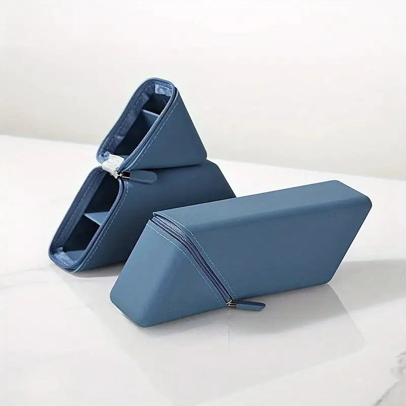 NovaFlex Stylish Silicone Pen Holder Foldable Desktop Organizer For Office And Study Space Saving Desk Accessory