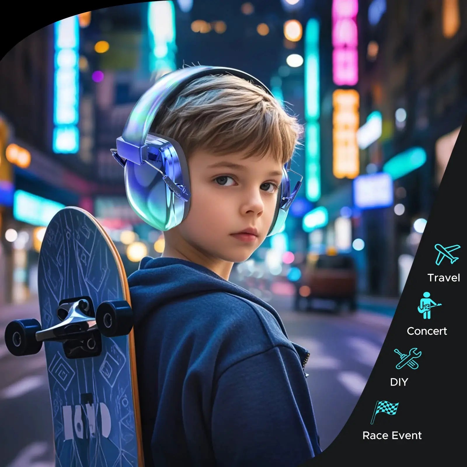Earmuffs Active Headphones For Electronic Shooting Hearing Protection And Noise Reduction For Hunting And Target Practice