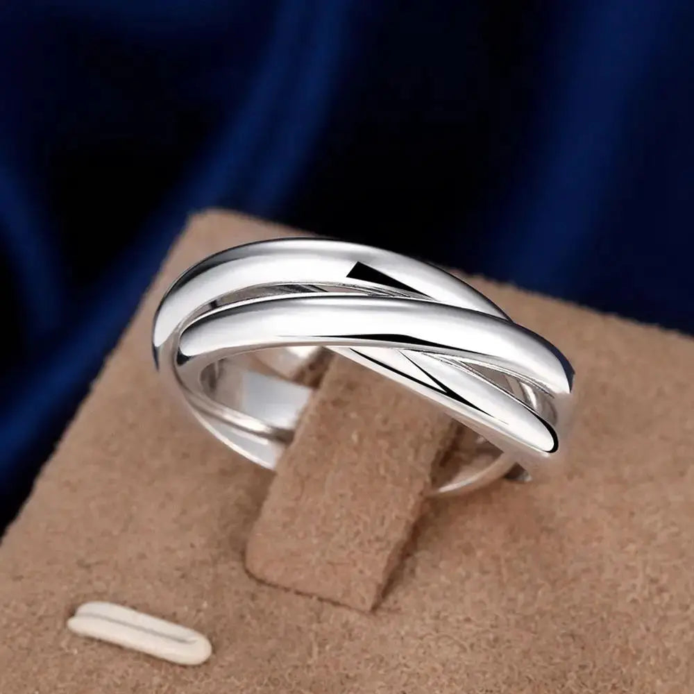 925 Sterling Silver Ring For Women Charm Engagement Fashion Jewelry Lover Gift Free Shipping