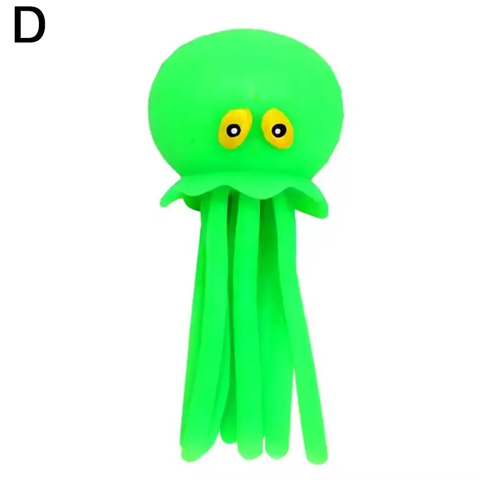 Baby Bath Toys Sponge Water Absorbing Octopus Squeezing Stress Relief Toy For Children Summer Water Play