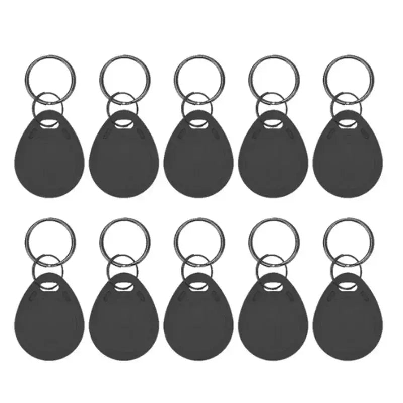 5YOA 10 Pack 125KHz RFID Keyfobs TK4100 EM4100 Proximity ReadOnly Door Entry Access Control Tokens