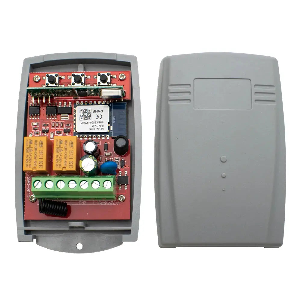 Simples Market smart wifi door switch 2-channel garage receiver with exposed red circuit board
