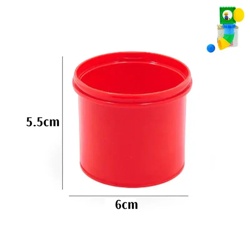 Big Building Blocks Duplo Compatible Large Brick Ferris Wheel Seesaw Slide Swing Educational Toy For Kids