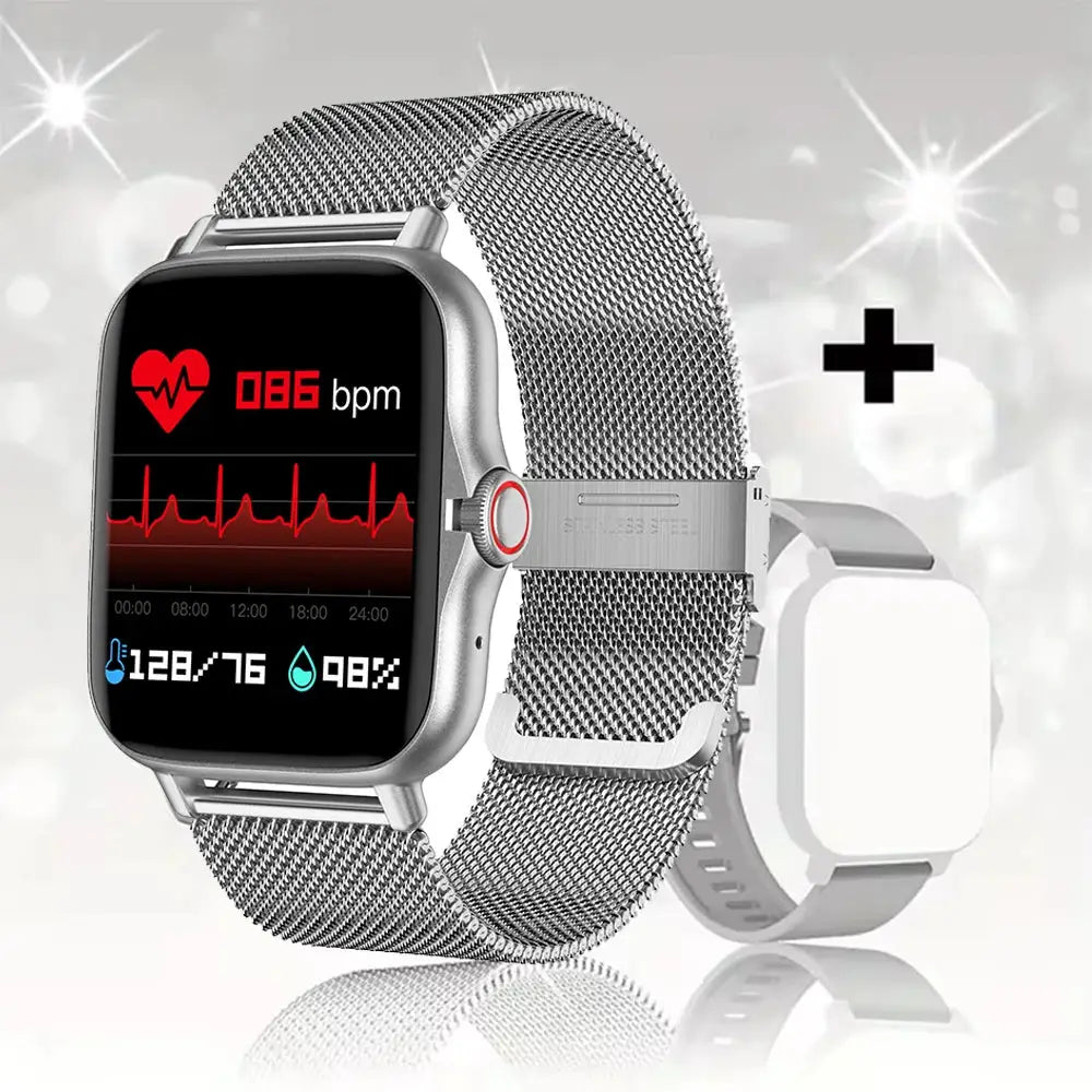 VitalTime Android Smartwatch 1.44 Inch Color Screen Bluetooth Calling Blood Oxygen BP Monitoring Health Tracking