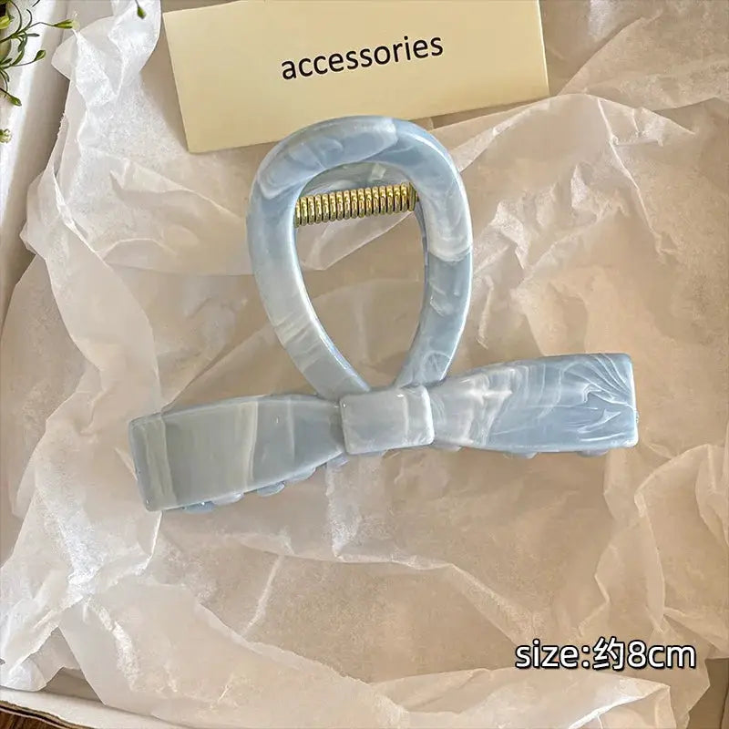 Korean Hawaiian Flower Crab Hair Clips For Girls Lightweight Durable Beach Accessories Trendy Beachwear