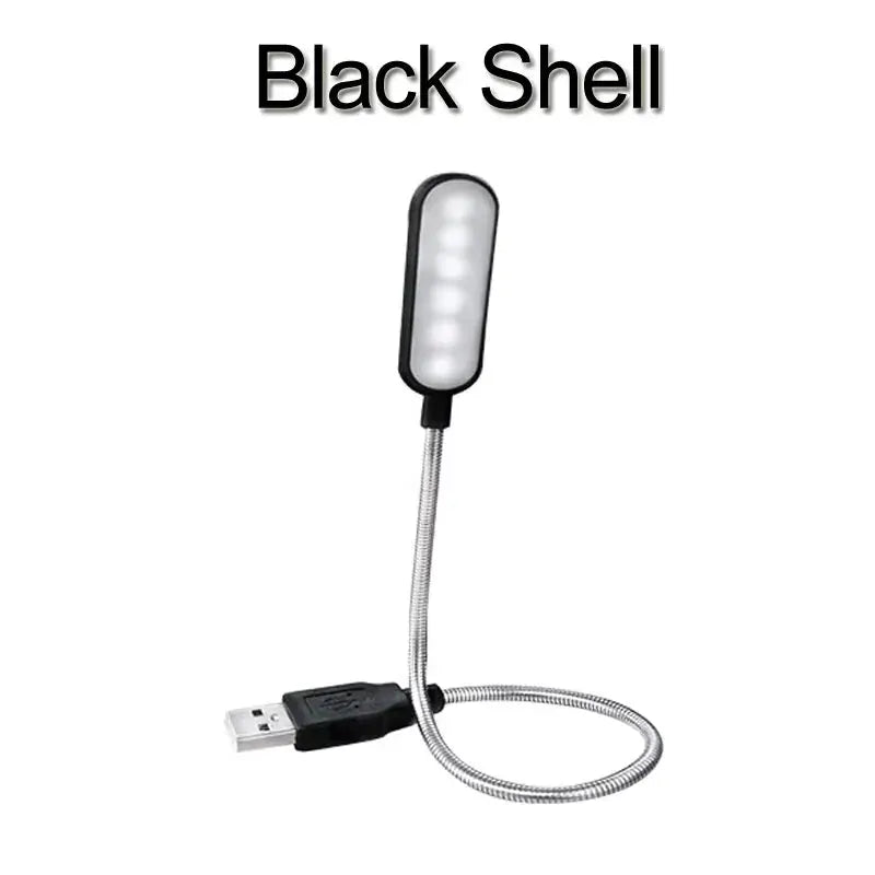 Homefish Mini USB LED Book Light Flexible Reading Lamp For Laptop Power Bank PC Computer Night Light