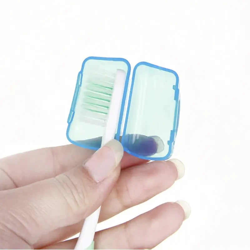 TravelGuard Five Pack Toothbrush Head Cover Caps for Travel and Camping Hygienic Protection with Airflow