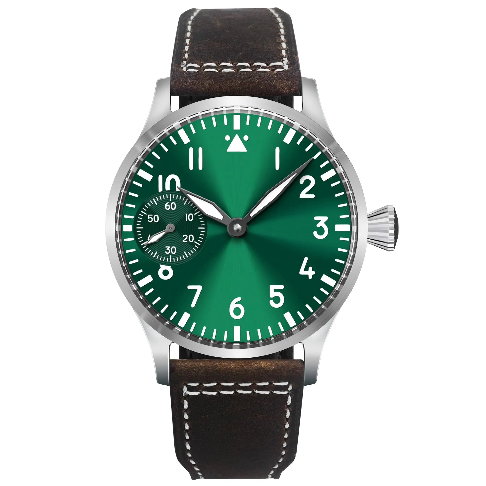Corgeut Luxury Sapphire Glass 42mm Hand Wound Mechanical Watch With 316L Steel Case And 30m Water Resistant