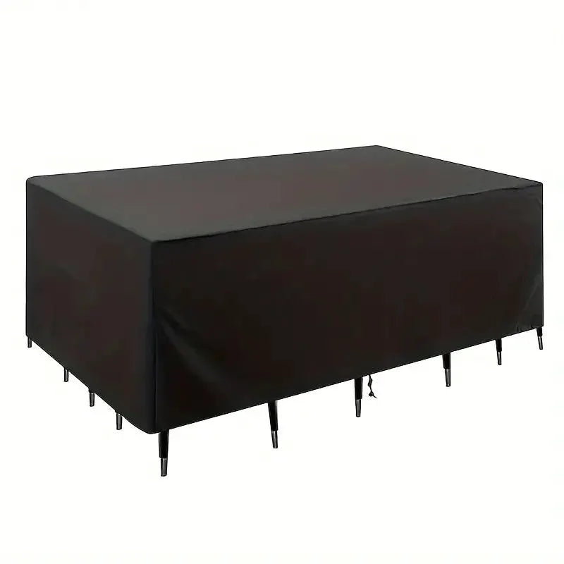 Terrace patio furniture cover Simples Market black 210D waterproof outdoor sofa set cover