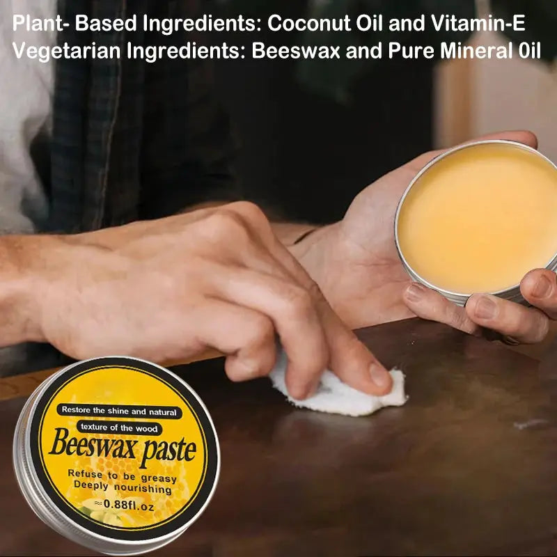 Wood Wax Oil for Furniture and Cutting Boards, Waterproof Wood Maintenance Oil for Polishing and Brightening