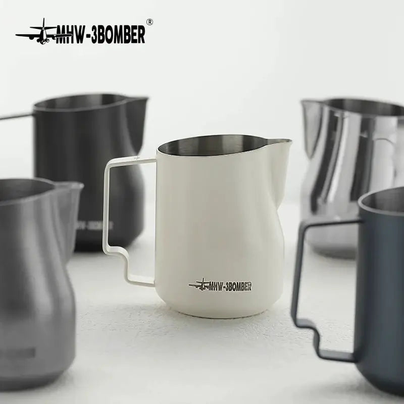 MHW3BOMBER Turbo Milk Frothing Pitcher 350ml 450ml Stainless Steel Professional Home Barista Kitchen Accessory