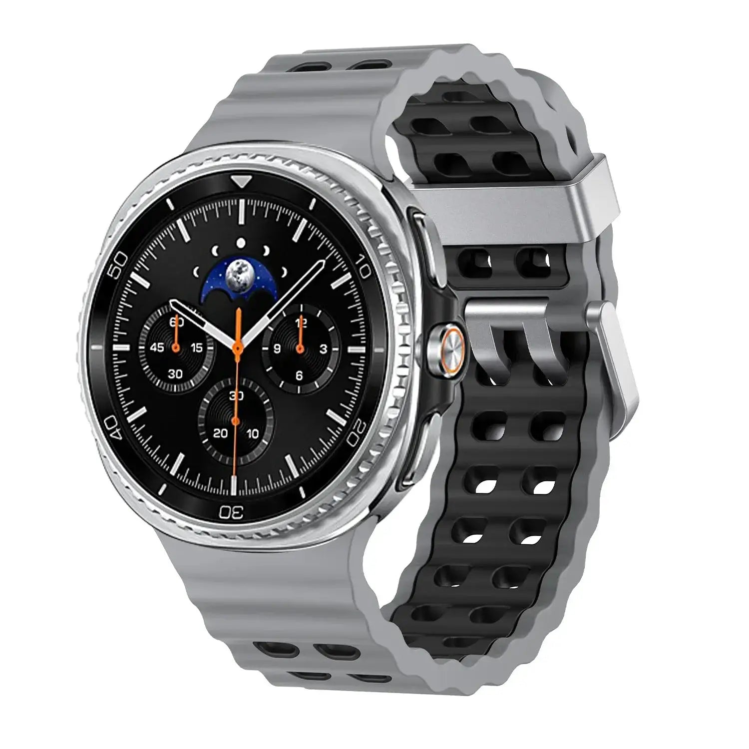 Silicone strap for Samsung Galaxy Watch 8/8 Classic Sport breathable wristband For Galaxy Watch 8 40/44mm Two-Tone silicone band