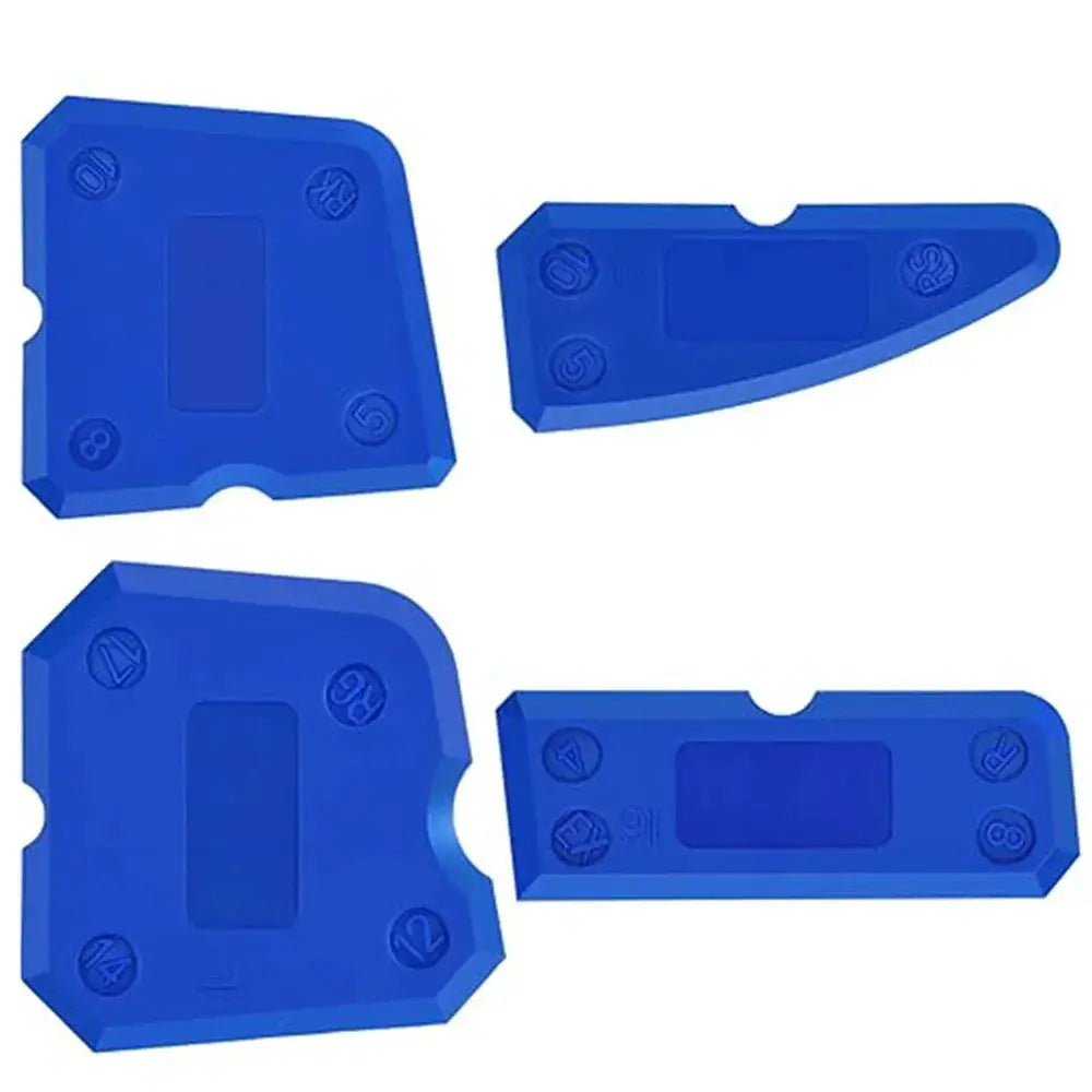 5-In-1 Silicone Scraper Squeegee Glue Remover Knife Caulking Tool Kit For Grout Crack Repair