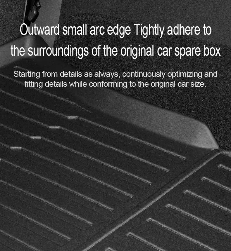 Model Y Juniper TPE floor mats and trunk mat for Tesla, wear-resistant by Simples Market