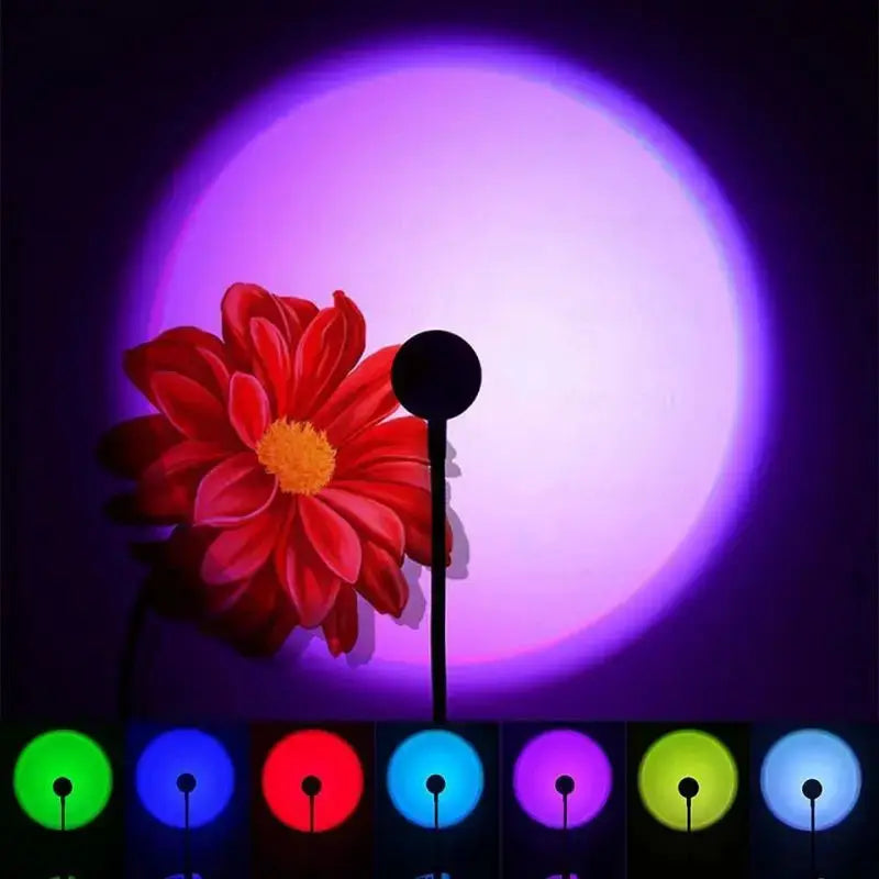 Kerokuru USB Sunset Light Lamp For Self Portrait Photography LED