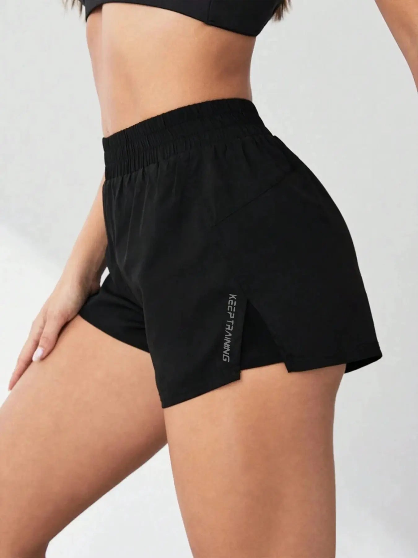 ZenActive Faux Two Piece Anti-Exposure Yoga Shorts Women Ultra Slim Fit for Running Yoga Tennis