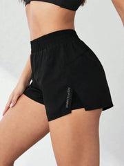 ZenActive Faux Two Piece Anti-Exposure Yoga Shorts Women Ultra Slim Fit for Running Yoga Tennis