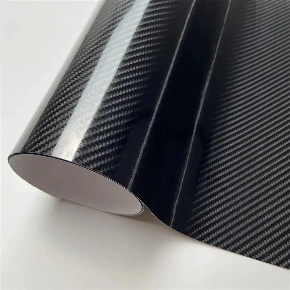 Simples Market black carbon fiber vinyl wrap roll with air-release channels for car and motorcycle styling