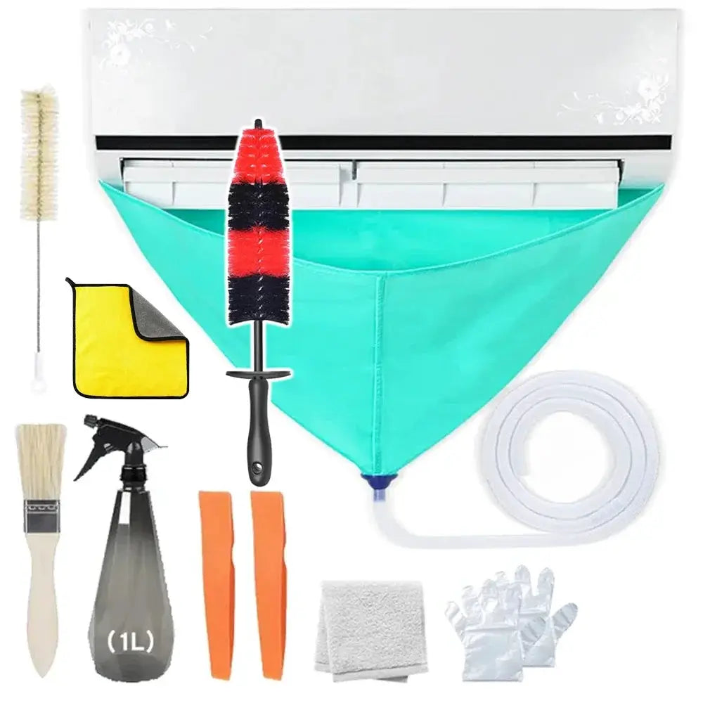 1-10Pcs Air Conditioner Cleaning Bag Kit Waterproof Drain Hose For Washing And Conditioning Aircon Cleaner