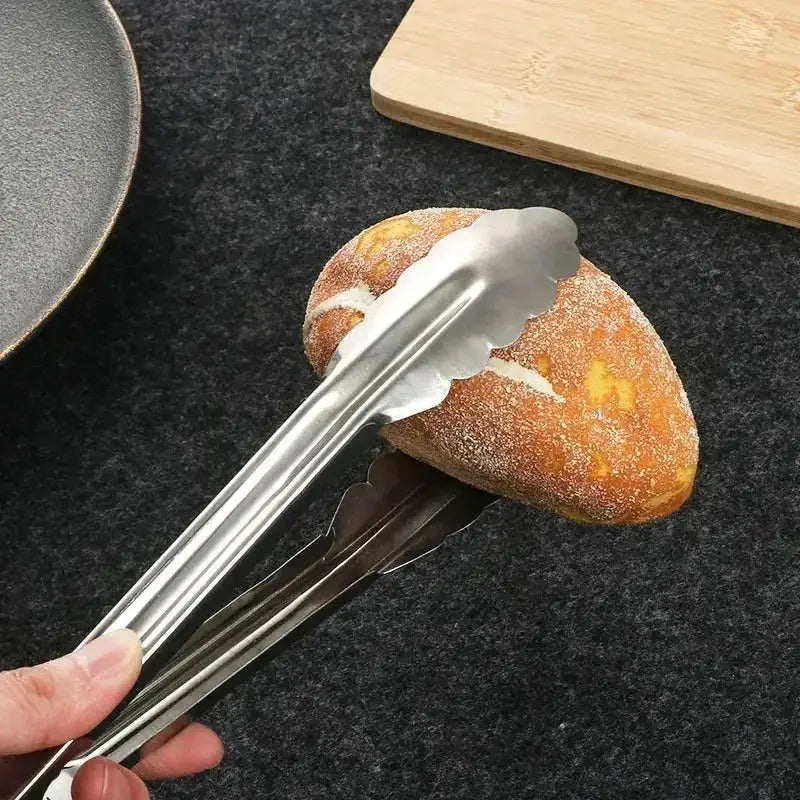 ChefPro Stainless Steel Kitchen Tongs With Sliding Rod Design For Easy Gripping And Grilling