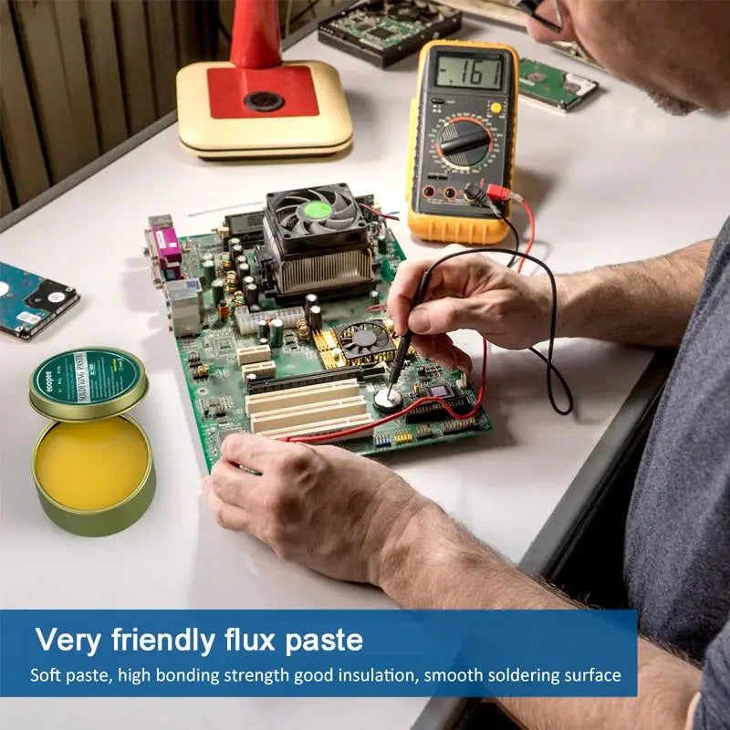 Lead Free Solder Paste Rosin Flux For Electronics Soldering 10g 30g 100g Iron Repair Welding Flux