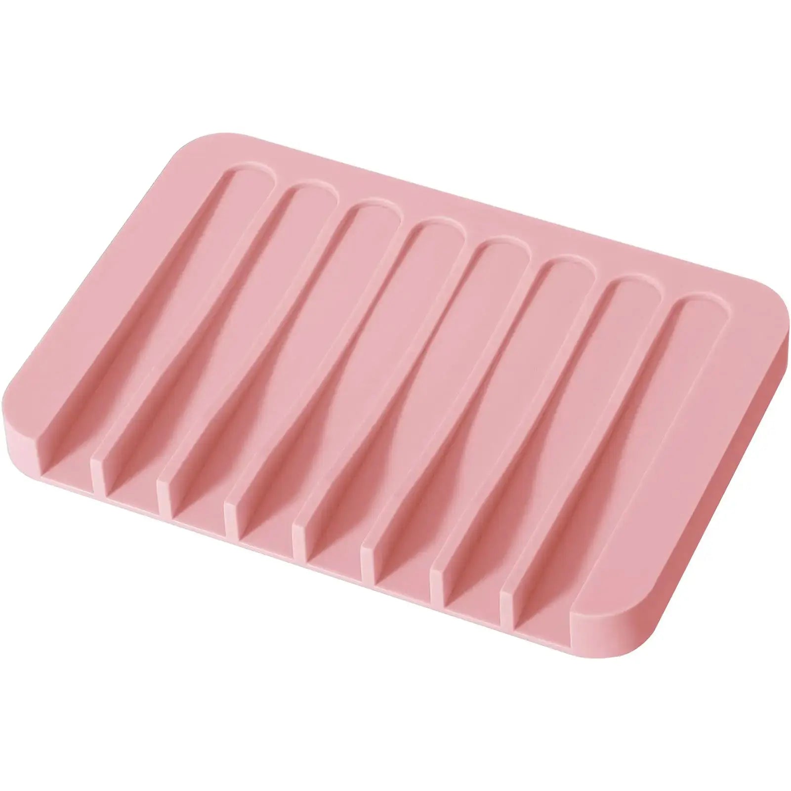 SmartChoice Silicone Self Draining Soap Holder Non Slip Countertop For Kitchen And Bathroom