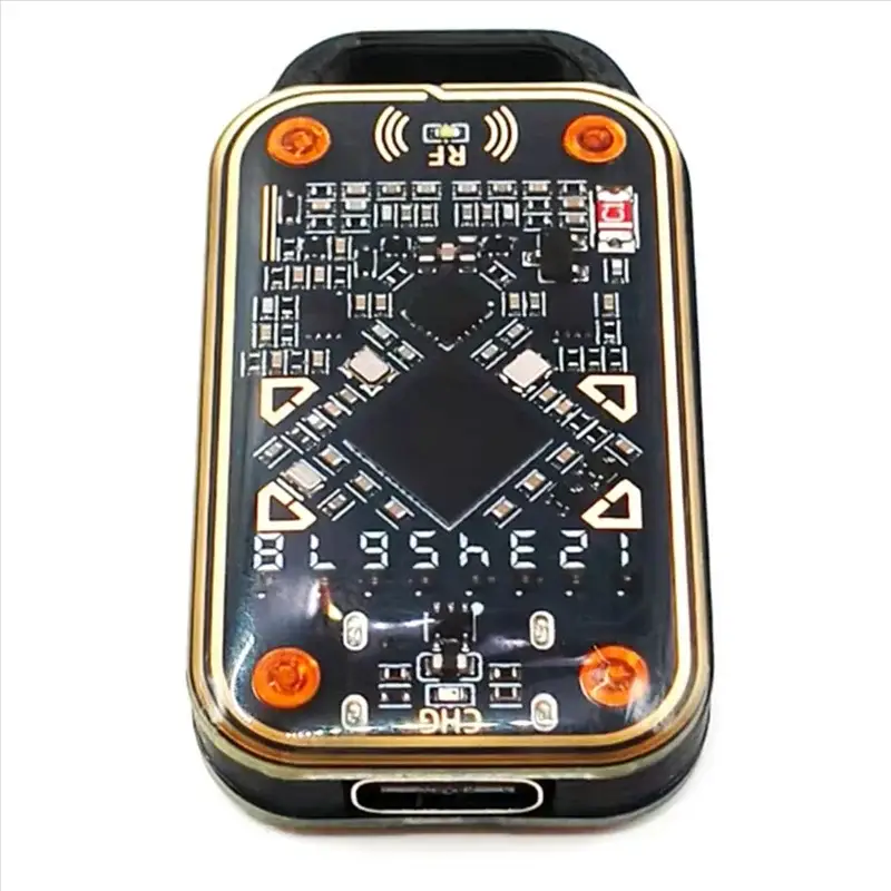 FULL-Chameleon Ultra V3.0 RFID smart chip reader by Simples Market; black handheld NFC/RFID reader with clear housing