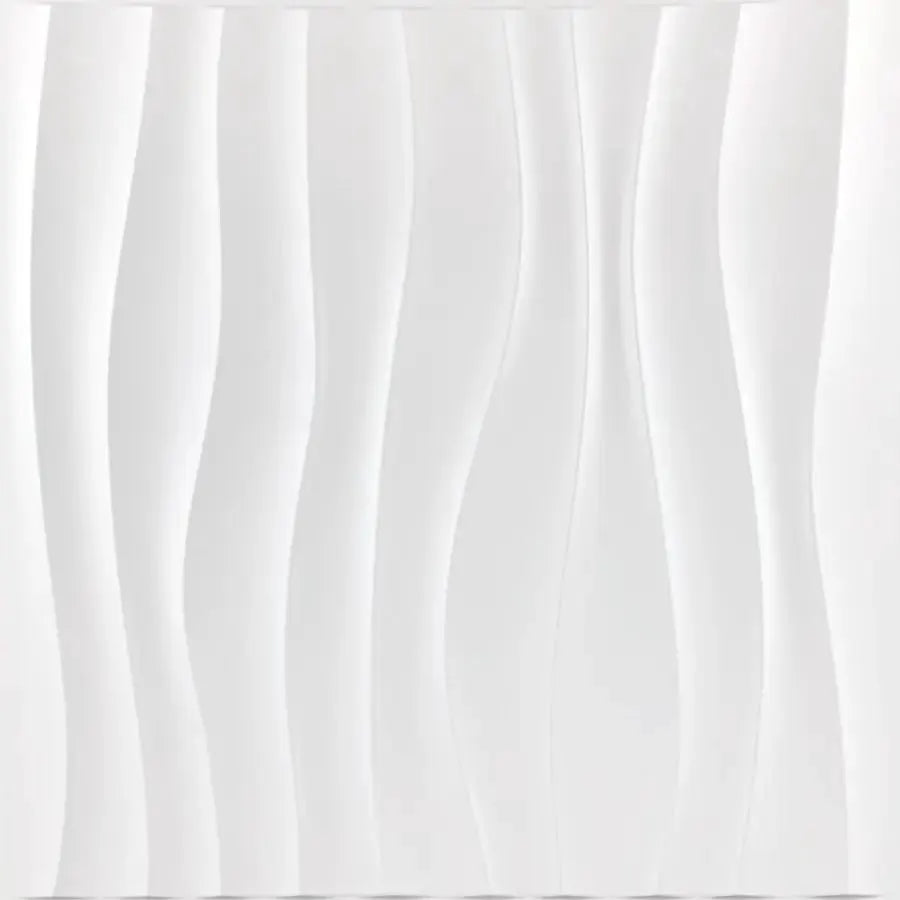 Simples Market 3D textured white wall panels, 30cm x 30cm, pack of 12 or 20 for indoor decor.