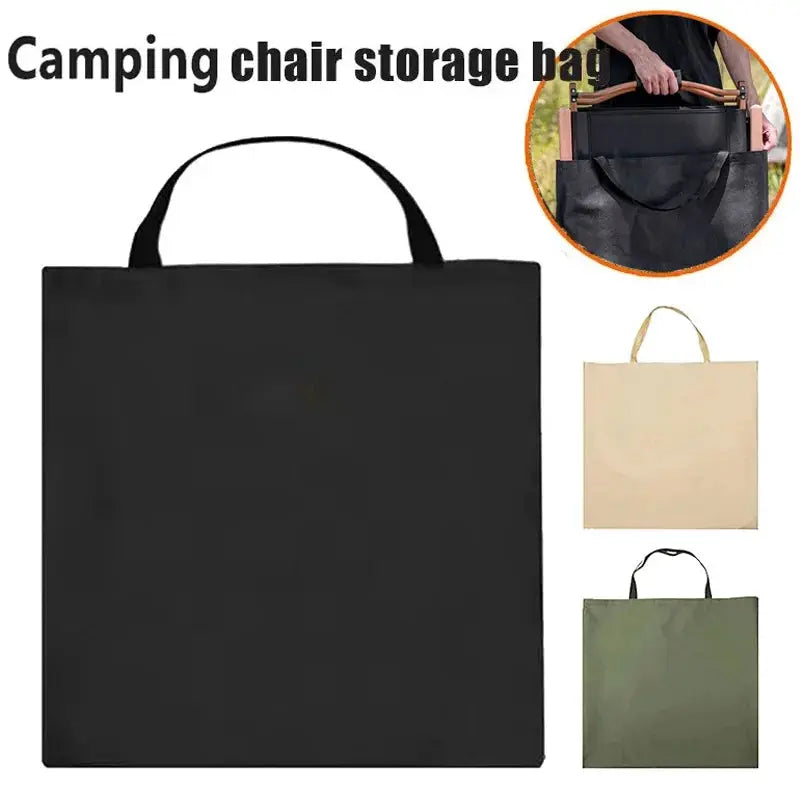 Camping Chair Storage Bag 2 Sizes 3 Colors Outdoor Folding Waterproof Tote Heavy Duty 600D Oxford Cloth