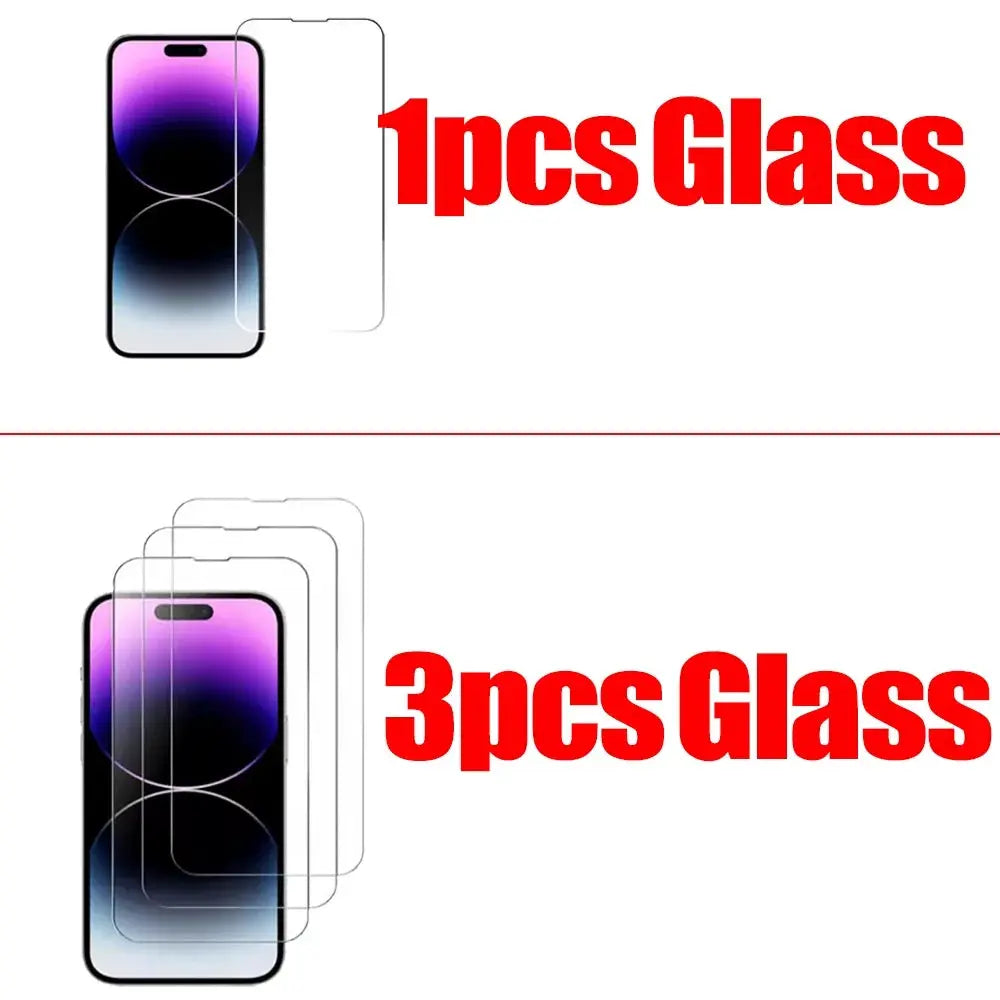 NovaShield HD Tempered Glass Screen Protector Pack 1 To 5 For iPhone 11 To 17 Pro Max Crystal Clear Sensitive Touch