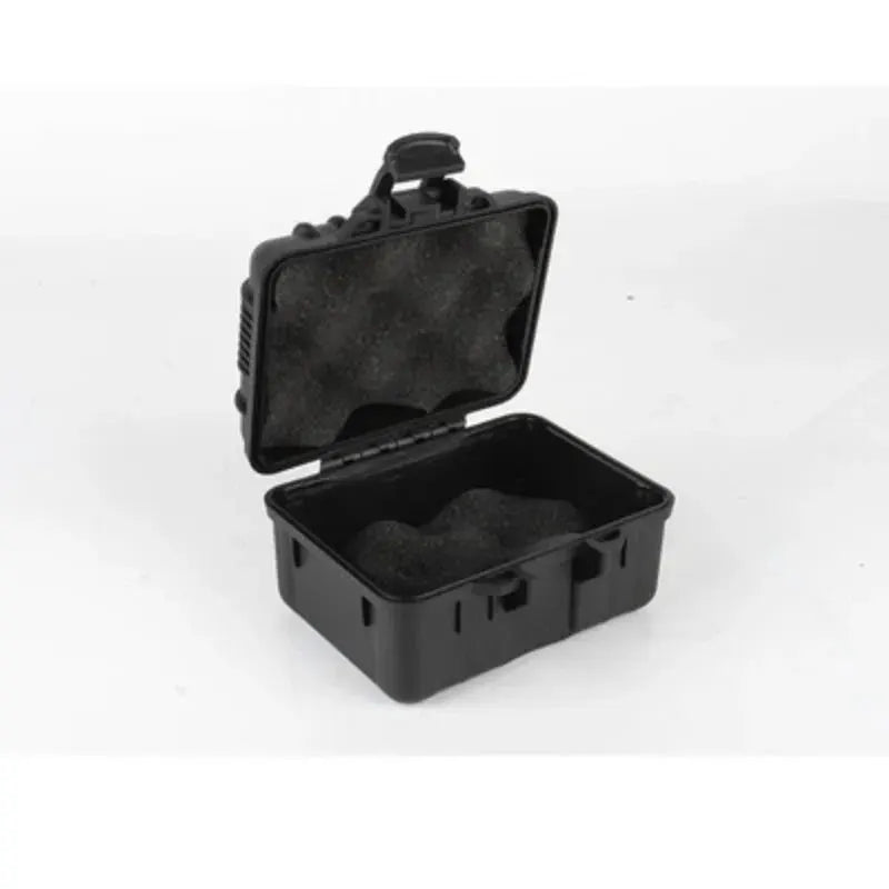 Simples Market PP toolbox black small storage case with foam padding