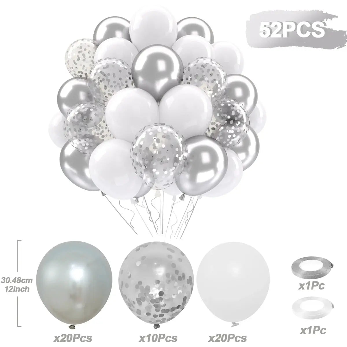 Metallic Pearl Latex Balloons Confetti Gold Set 31 36 37 51 101 Pcs For Birthday Weddings Baby Shower Decor