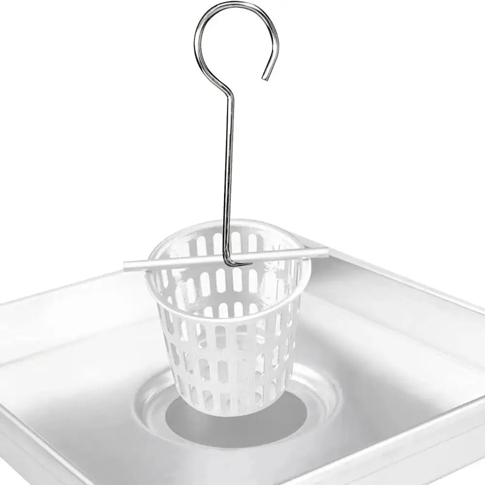Stainless steel drain key lifting hook with plastic basket for sink drain, Simples Market