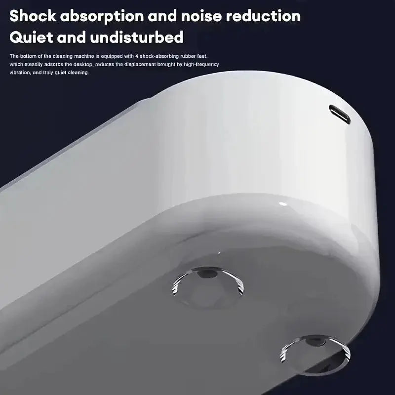 High Frequency Glasses Cleaner Wireless Ultrasonic Cleaning Machine For Eyewear Jewelry Accessories