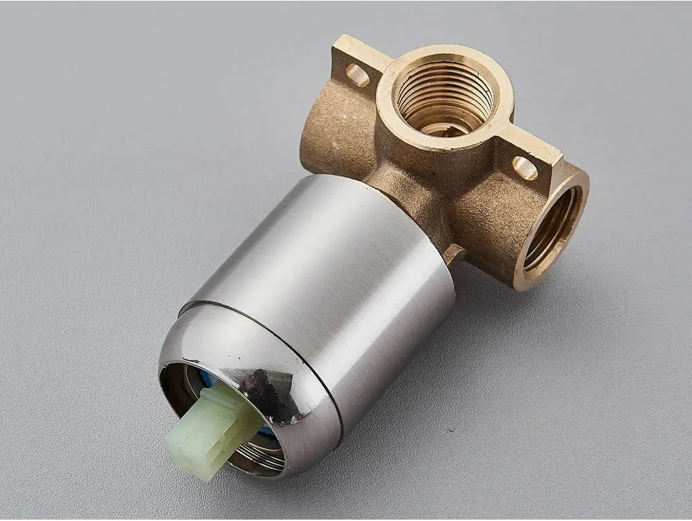 Simples Market brass mixer valve with chrome cartridge for bathroom shower diverter, concealed hot/cold control