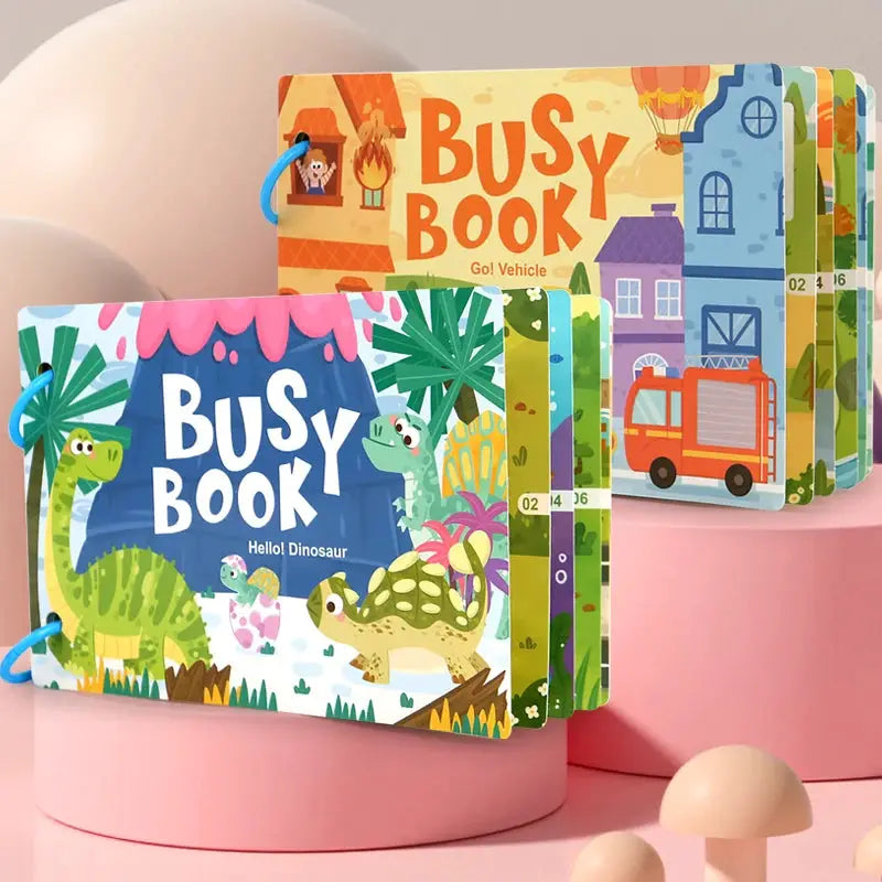 Montessori Baby Busy Book My First Quiet Book For Early Learning Educational Toy With Matching Games For Babies