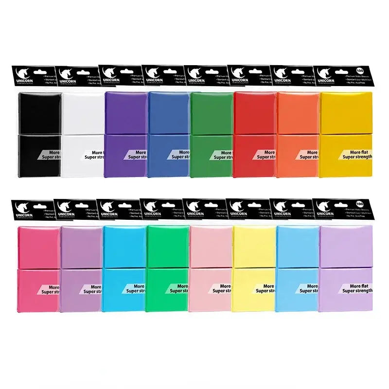 100 Pcs Matte 66x91mm Standard Size Card Sleeves For TCG Trading Cards Board Games Tarot Shield