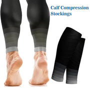 1Pair Calf Compression Sleeves for Running 20 to 30 MmHg Leg Sleeves Shin Splint Relief Varicose Vein Fatigue Men Women