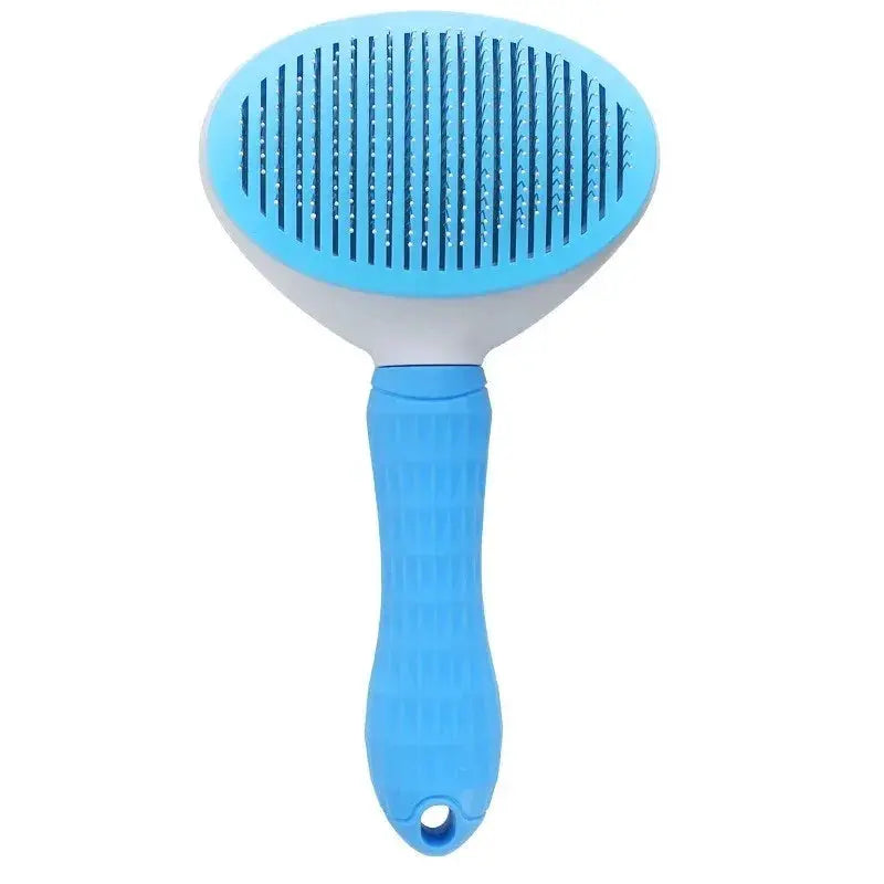 PetCare Pro Self Cleaning Pet Hair Remover Brush For Dogs And Cats Detangles Fur Removes Dander Easy Grooming