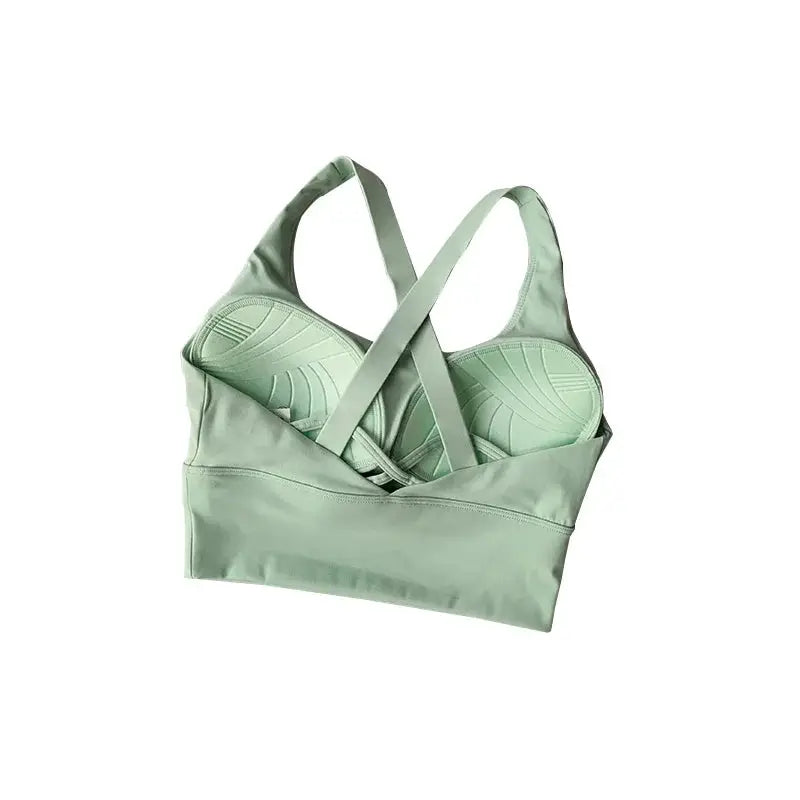PulseAthletica All In One Sports Bra Collection High Impact Support For Running Yoga And Fitness
