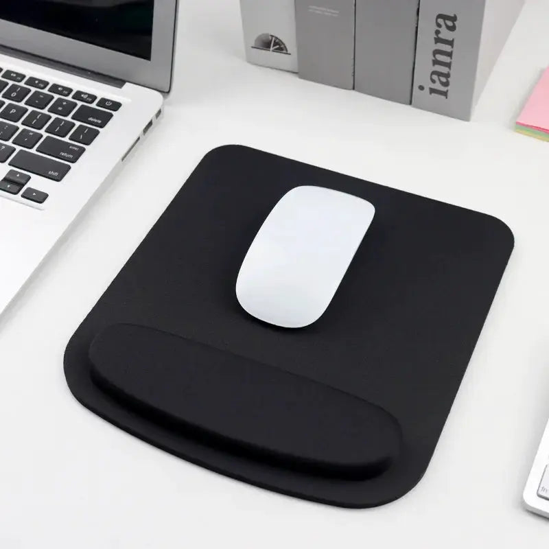 Ashiboogoole Ergonomic EVA Mouse Pad Wrist Rest for Computer and Office Use Solid Color Comfort Mat