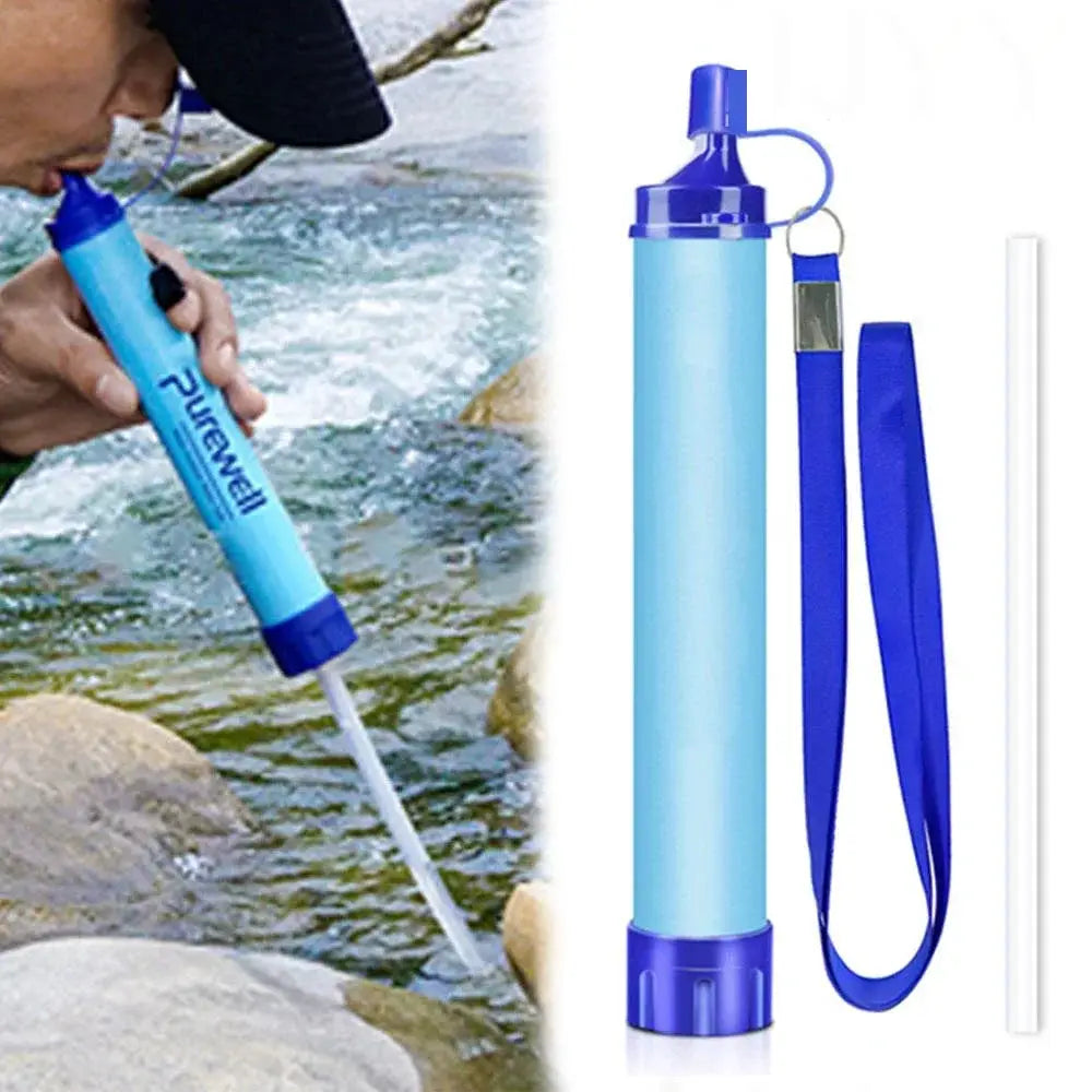 Outdoor Mini Water Filter Straw For Camping And Hiking Purification Portable Water Purifier For Emergency Supplies
