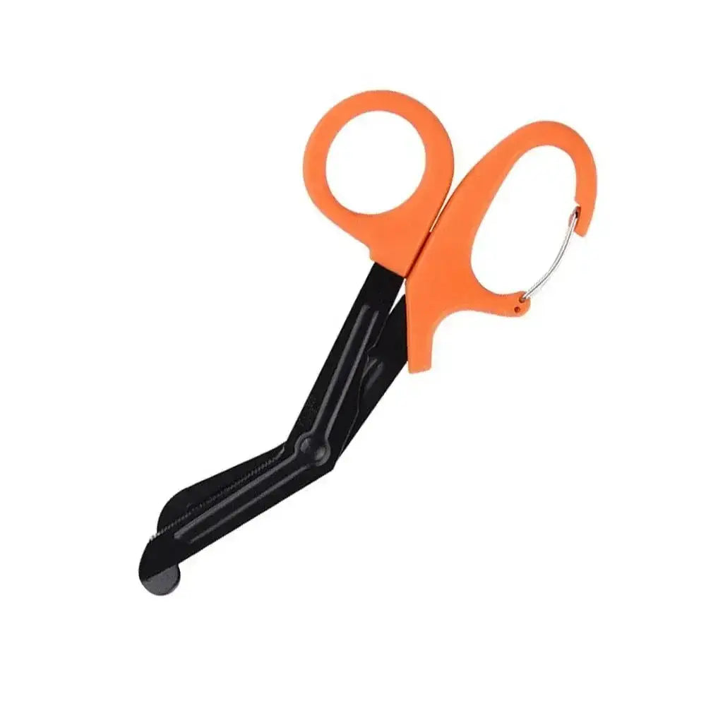 Rescue First Aid EMT Trauma Bandage Shears Medical Scissors 15 18.5 Cm Stainless Steel Milled Serrations Curved Tip