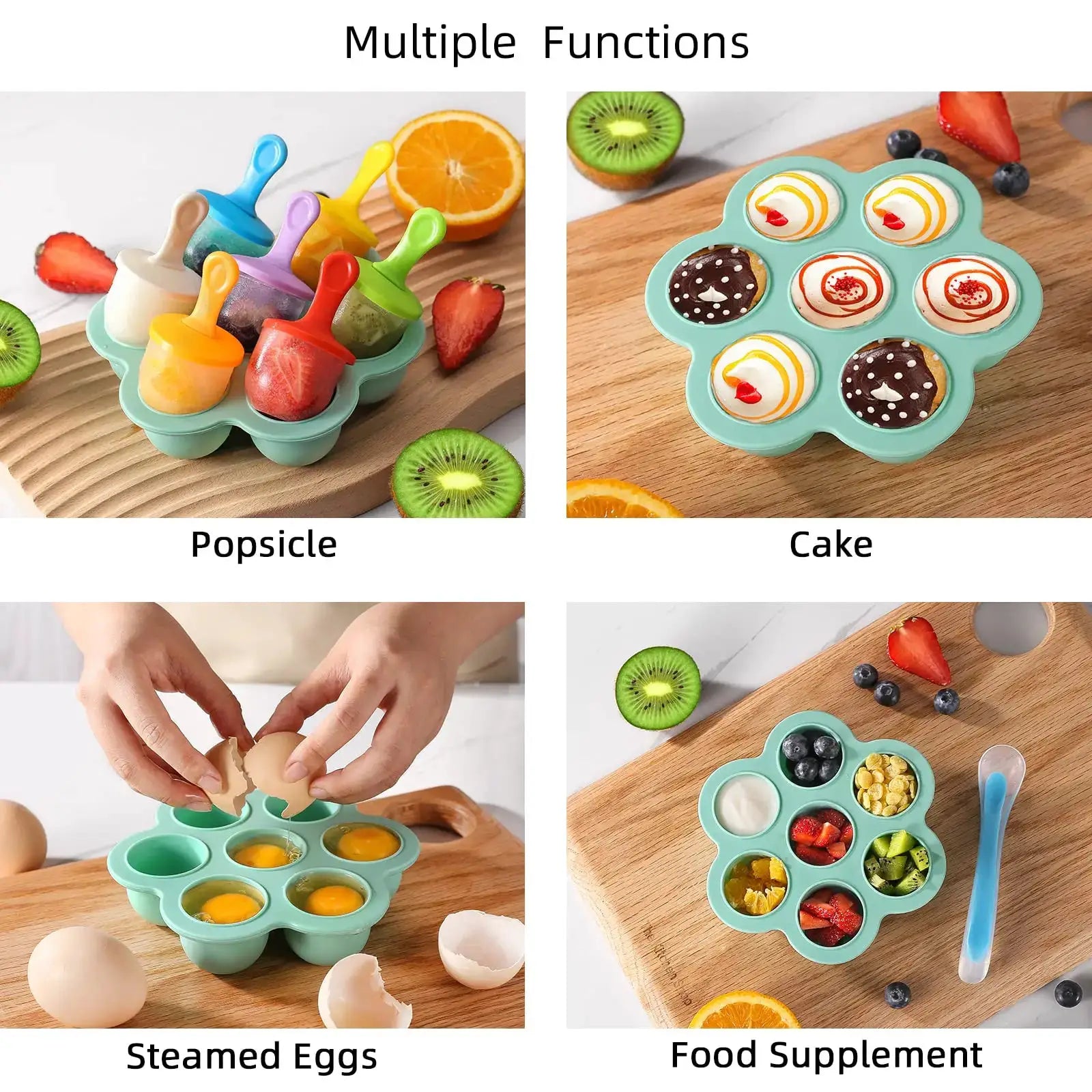 Silicone Popsicle Molds for Homemade Ice Cream and Frozen Treats Reusable DIY Popsicle Molds for Kids and Adults