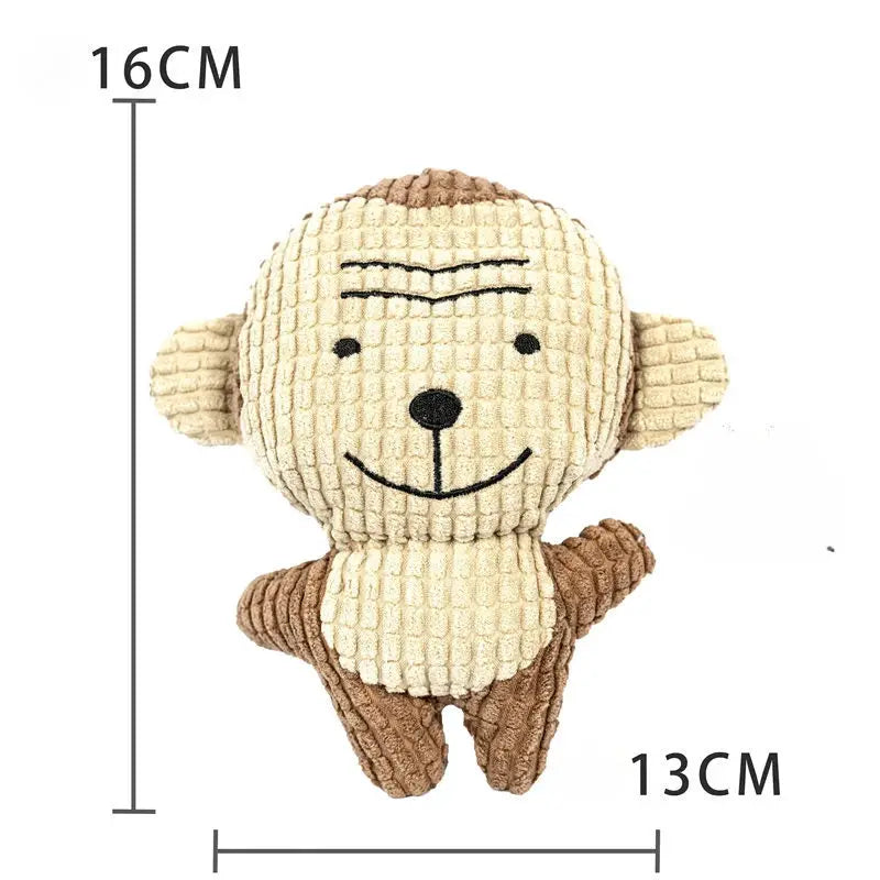 Plush Sleeping Duck Dog Toy For Small And Large Dogs Bite Resistant Teeth Grinding Relief With Duck Sound Toy