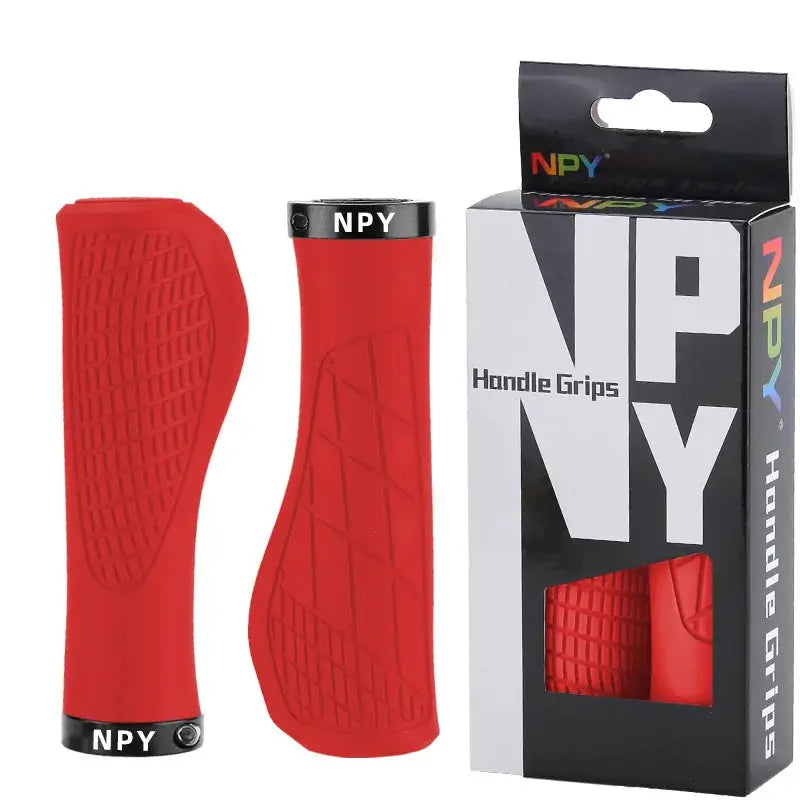 Lock On Bicycle Handlebar Grips 22.2mm Mountain Bike Non Slip Soft Rubber MTB Cuffs Aluminum Handle Cover
