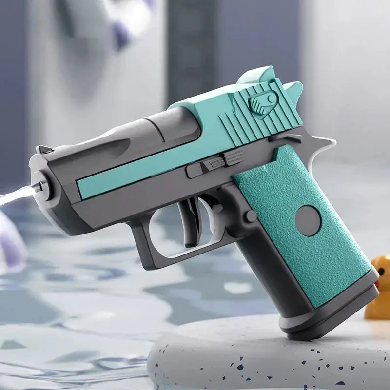 Mini Water Pistol Mechanical Continuous Firing Water Gun For Summer Pool Parties Outdoor Games